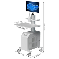 Promotion vente Likaymo chariot médical Mobile pour l'hôpital et la clinique avec plateau de clavier de stockage CPU support de Scanner Oral
