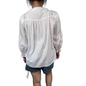 Blusas y Camisas Elegantes de Oficina para Mujer, Diseño Nuevo, Casual, Manga Larga, Verano, Bordadas - Product Image 6