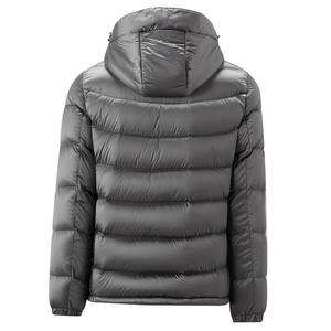 Chaqueta Deportiva de Invierno para Hombre, Acolchada, Ligera, 100% Poliéster, Tallas Grandes, Cierre de Cremallera, Impermeable, Transpirable, con Apliques - Product Image 2