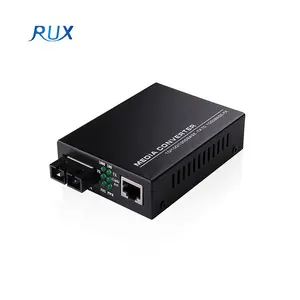 10/100/1000M 1310nm/1550nm RJ45 דופלקס סיבי Gigabit Ethernet סיבים אופטי מדיה ממיר