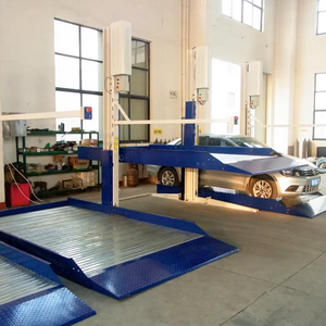 Équipement de stationnement hydraulique à deux poteaux pour <span class=keywords><strong>garage</strong></span>, élévateur de stationnement vertical à <span class=keywords><strong>double</strong></span> niveau pour voitures, Tabitha TTPP606 - Product Image 1