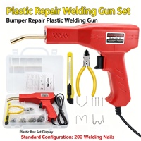 VETOOL Agrafeuse à chaud, machine à souder le plastique, fer à souder pour pare-chocs, outils de garage, kits de réparation de pare-chocs de voiture, pistolet à souder PVC