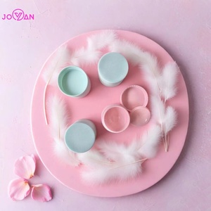 도매 솔리드 핑크 블루 5g 10g 15g 30g 50g 80g pp 플라스틱 항아리 화장품 크림 - Product Image 3