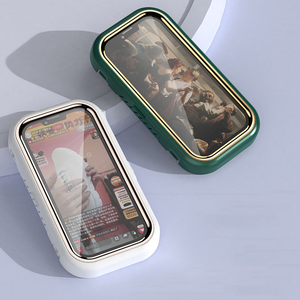 Étui de téléphone flexible étanche antidérapant avec support de téléphone portable à hauteur réglable pour cuisine, salle de bain et <span class=keywords><strong>douche</strong></span> avec fenêtre transparente - Product Image 3
