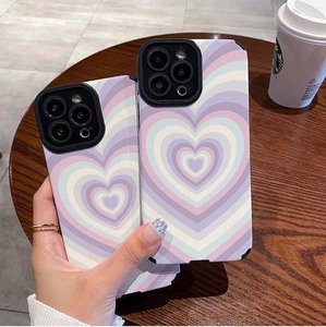 เคสโทรศัพท์มือถือหนังเทียมพิมพ์ลายหัวใจแบบเต็มหน้า<span class=keywords><strong>จอ</strong></span>สำหรับ <span class=keywords><strong>iPhone</strong></span> <span class=keywords><strong>x</strong></span> XR XS 11 12 13 14 15 16 17 PRO MAX - Product Image 2