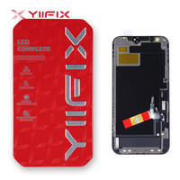 Layar LCD YIIFX untuk Iphone 12 Pengganti Tampilan Kecepatan Penyegaran Tinggi Ukuran 1:1 Aksesori Digitizer Transfer IC Ecran Pantalla