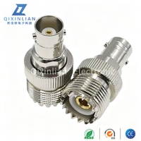 Adaptateur de connecteur BNC femelle vers UHF femelle SO239 de type droit