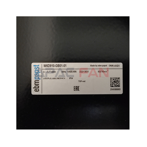 Ventilateurs axiaux ebmpapst W6D910-GB01-01 910 mm 2020 W 400 V AC, ventilateurs électriques, ventilateurs de climatisation, ventilateurs de refroidissement axiaux, ventilateurs de refroidissement pour chiller - Product Image 2