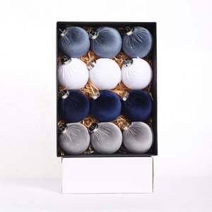 ลูกบอลพลาสติก8ซม. 12ลูกคริสมาสต์ลูกบอลตกแต่งคริสต์มาสกันแตกชุดเครื่องประดับต้นคริสต์มาส Bola de Navidad - Product Image 2