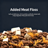 Mincies de viande et fibres de viande pour chiens, formule hypoallergénique, gain musculaire et renforcement osseux, haute palatabilité, pour toutes les races, universel