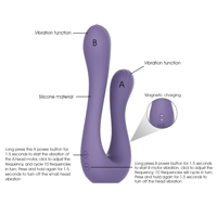 WINYI Vibrateur en forme de U personnalisé, nouveau modèle 2023, vente en gros OEM ODM, jouet sexuel pour adultes à double tête, vibrateur pour couple, vibrateur pour point G