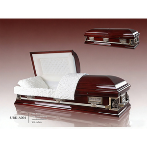 Гроб из тополя с высоким глянцем, экономичный, в американском стиле, экологичный, с возможностью индивидуального заказа, для экономных клиентов - Product Image 2