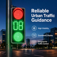 Feux de signalisation LED en aluminium haute luminosité DC12V 200mm avec télécommande pour la sécurité routière – Fournitures d'usine