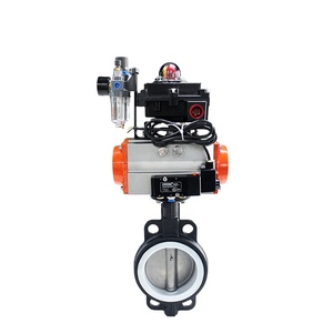 Vente de liquidation B2B COVNA : Vanne papillon pneumatique à ressort avec siège EPDM, actionnée par l'air, type Wafer - Product Image 2