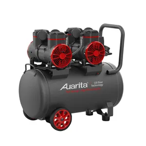 Compresor De Aire Auarita 2Hp Silencioso Compresor De Aire De Pistón Ultra Sin Aceite