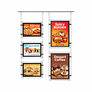 Boîte à lumière en acrylique, menu lumineux pour restaurant, bar, vente de nourriture, affichage publicitaire de bureau - Product Image 1