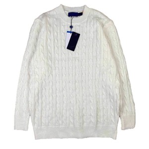 <span class=keywords><strong>Pull</strong></span> en tricot acrylique brodé à col rond pour femme et homme Ralph Sweep taille RL <span class=keywords><strong>Real</strong></span> Pat pour Mark Warm Twist, automne - Product Image 5