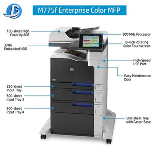 Nuova Stampante Laser a Colori HP <span class=keywords><strong>LaserJet</strong></span> Enterprise 700 <span class=keywords><strong>MFP</strong></span> M775dn, Multifunzione A3 Veloce, All-in-One, Duplex, con Rete, per Ufficio e Aziende - Product Image 2