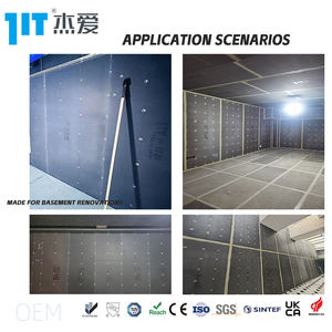 Panneau de ciment texturé Panneau de béton de 12mm pour carrelage Panneau mural de salle de bain imperméable Panneaux muraux en mousse <span class=keywords><strong>rigide</strong></span> - Product Image 6