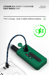 Détecteur d'air intégré 4 en 1 BSIDE GX1, testeur complet, avec fonctions de test pondéré A, B et C, et mesure du niveau sonore - Vert - Product Image 3