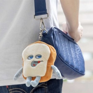 กระเป๋าใส่เหรียญตุ๊กตาการ์ตูนรูปคนขโมยขนมปังญี่ปุ่น พร้อมซิป สายคล้องกุญแจ จี้ห้อยกระเป๋า ใส่บัตรได้ ของขวัญรูปหัวใจ สำหรับทุกเพศ - Product Image 2