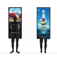 Mochila Billboard Video Mochila Billboard Digital LCD Billboard Mochila