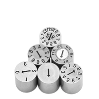 Fabricant OEM d'accessoires de moules en acier, moule de marquage de date, année et mois 2026, SUS304, 48-52HRC