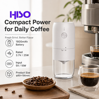 Moulin à café électrique portable en gros, rechargeable USB Type C, sans fil, silencieux, 40 réglages de mouture