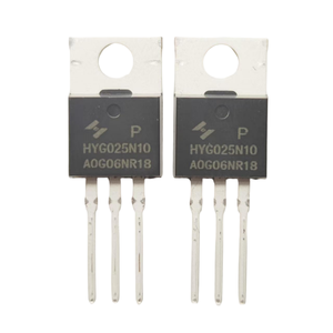 HYG025N10 HKST MOSFET à canal N TO-220FB-3L 100V 270A Faible Rds(on) <span class=keywords><strong>Transistor</strong></span> <span class=keywords><strong>de</strong></span> <span class=keywords><strong>puissance</strong></span> à température <span class=keywords><strong>de</strong></span> <span class=keywords><strong>fonctionnement</strong></span> standard - Product Image 1