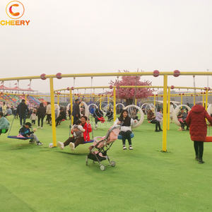 Jeu de balançoires pour enfants jardin extérieur balançoire en métal équipement de jeux pour enfants balançoire de jardin pour enfants aire de jeux pour enfants - Product Image 6