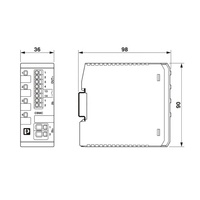 Interruttore Automatico CBMC E4 24DC/1-10A NO in Plastica Multicanale per Apparecchiature Elettroniche e Automazione |   2906032 |   Phoenix Contact