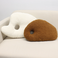 Coussin circulaire décoratif à personnaliser, 50 pièces, en forme de cercle amusant, pour canapé, en forme de bœuf, pour la maison