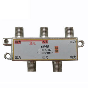Divisor <span class=keywords><strong>de</strong></span> <span class=keywords><strong>señal</strong></span> <span class=keywords><strong>de</strong></span> <span class=keywords><strong>TV</strong></span> satelital, 4K, 4 vías, 10-3224Mhz, CATV - Product Image 1