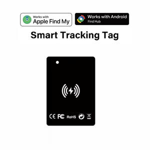 محفظة صغيرة مع جهاز تتبع لبطاقات الائتمان والحيوانات الأليفة والأطفال، مضاد للضياع مع نظام تحديد المواقع، متوافق مع نظامي iOS وأندرويد، حقيبة لتحديد موقع جوجل - Product Image 1