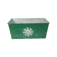 Style rustique maison Patio décor succulent Pot de fleur Rectangle forme logo en relief plantes avec Pots de plantes intérieur en gros