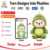 Fabricant OEM ODM de jouets en peluche personnalisés mignons et figurés, ours en peluche doux pour enfants, rembourrés en coton PP, 11-30 cm, directement de l'usine