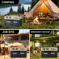 Station d'alimentation portable 3600Wh 3200W à charge rapide pour la maison, le camping et les situations d'urgence
