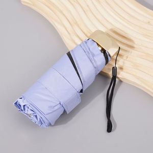 Sun UV Foldable <b>Smart</b> Small Wholesale Capsule UV Protection Designer Umbrella for Adult - Product Image 2