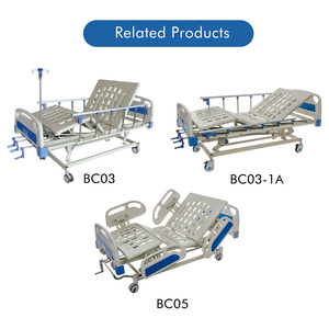 <span class=keywords><strong>Lit</strong></span> <span class=keywords><strong>d</strong></span>'hôpital manuel à trois manivelles avec table à manger intégrée, fabriqué en Chine, excellent rapport qualité-prix - Product Image 6