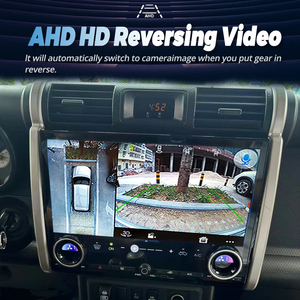 หน้าจอแอนดรอยด์ 14.6 นิ้ว สำหรับรถยนต์โตโยต้า FJ ครุยเซอร์ ปี 2007-2012 รองรับ Carplay เครื่องเล่นวิทยุในรถยนต์ มัลติมีเดีย พร้อมระบบนำทาง GPS และชุดเครื่องเสียงติดรถยนต์ - Product Image 2