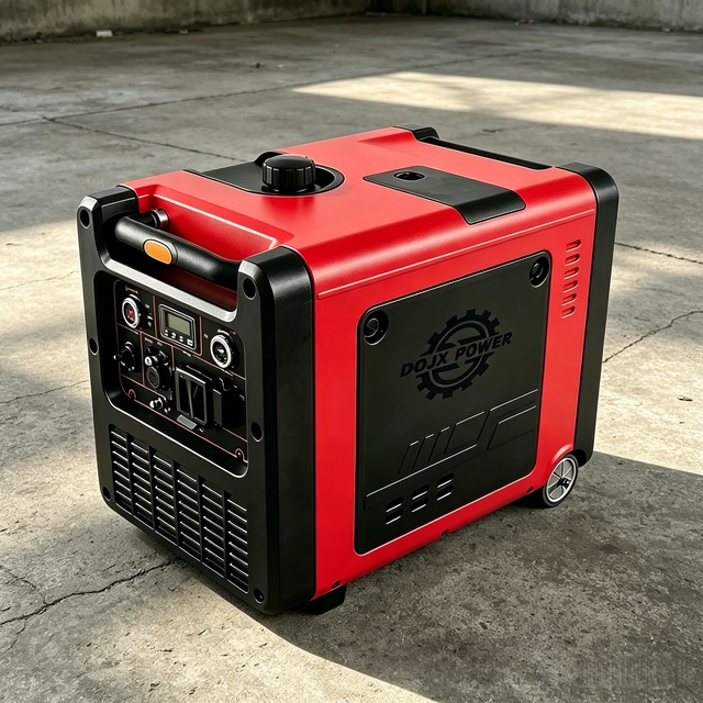 Durable Silent Inverter Gasoline Generator 3kW-6kW 60Hz DC Compatible 4-Stroke 163cc Lightweight Waterproof Portable Home
