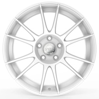 Jantes en alliage forgées SYAC Rally Racing Series personnalisables 18x8.5 pouces blanches à rayons multiples PCD5*100 pour Fabia