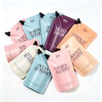 Pochette souple mate personnalisée avec bec verseur pour recharge de diffuseur à bâtonnets, emballage de liquides parfumés et d'huiles essentielles – Fabrication OEM