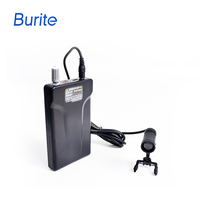 Lampe frontale LED Burite 3W pour dentiste, loupe médicale chirurgicale rechargeable avec batterie pour loupe binoculaire