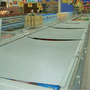 Pantalla de cortina de refrigerador o para cortina nocturna Cortina de aire Tipo de caja de <span class=keywords><strong>aluminio</strong></span> Cubierta de noche de plástico de <span class=keywords><strong>papel</strong></span> de <span class=keywords><strong>aluminio</strong></span> - Product Image 1