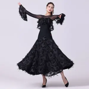 Vennystyle High Quality Women's Latin Dance Costume New Arrival Ballroom Dresses Latin Dance Skirt Ballet Leotard Adults