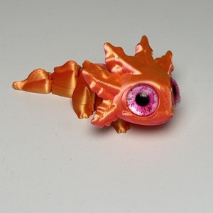 Juguete de Salamandra Bebé Impreso en 3D, Miniatura de Plástico, Artículo de Regalo con Ojos Simulados y Articulaciones Móviles - Product Image 6