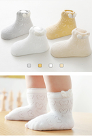 Chaussettes d'été en coton avec peigne pour bébé Chaussettes en maille ultra-mince pour enfants en vente