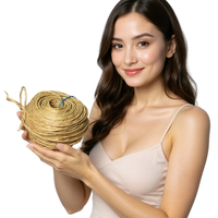 Corde en jonc de mer à trois brins de qualité commerciale, la plus vendue, pour paniers, meubles et décoration, en stock important
