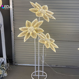 LEDA LED Floral <b>Light</b> Display Artistic Decorative Standing <b>Flower</b> Lamp for Wedding Birthday Events Party Decoration - Product Image 1